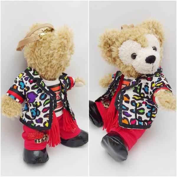 画像3: ダッフィー&ジェラトーニ 衣装 ポーチサイズ (身長28cm) west コスチューム 服 重 w61 (3)
