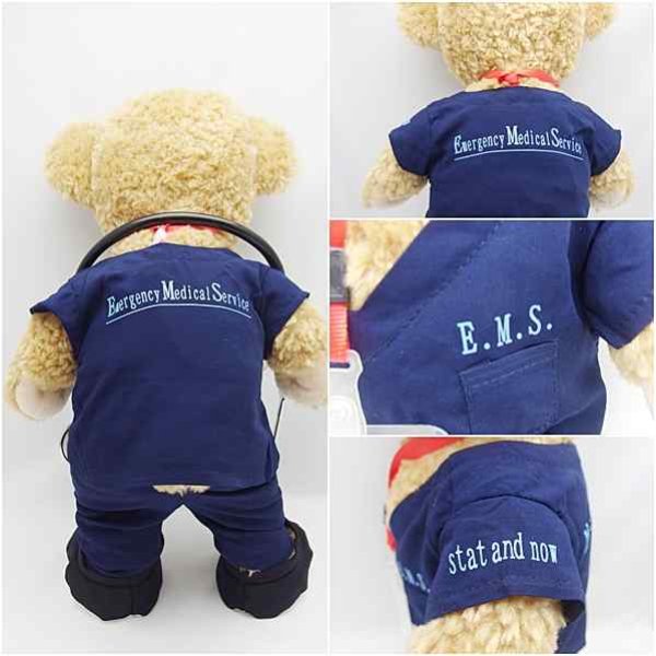 画像3: 【予約受付中】 聴診器付 ダッフィー 衣装 Sサイズ (身長43cm) 山P コードブルー 風 コスチューム 服 yp02 (3)