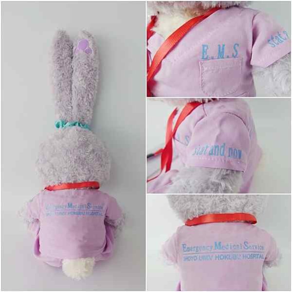 画像3: 【予約受付中】 ダッフィー 衣装 Sサイズ (身長43cm) 山P コードブルー 風 コスチューム 服 yp07 (3)