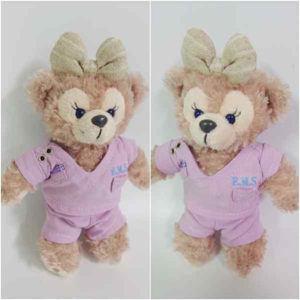 画像2: 【予約受付中】 ダッフィー 衣装 ぬいばサイズ (全長14cm)山P コードブルー 風 コスチューム 服 yp09 (2)