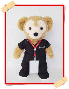 【予約受付中】ダッフィー 衣装 Sサイズ (身長43cm) 山P コードブルー 風 コスチューム 服 yp14
