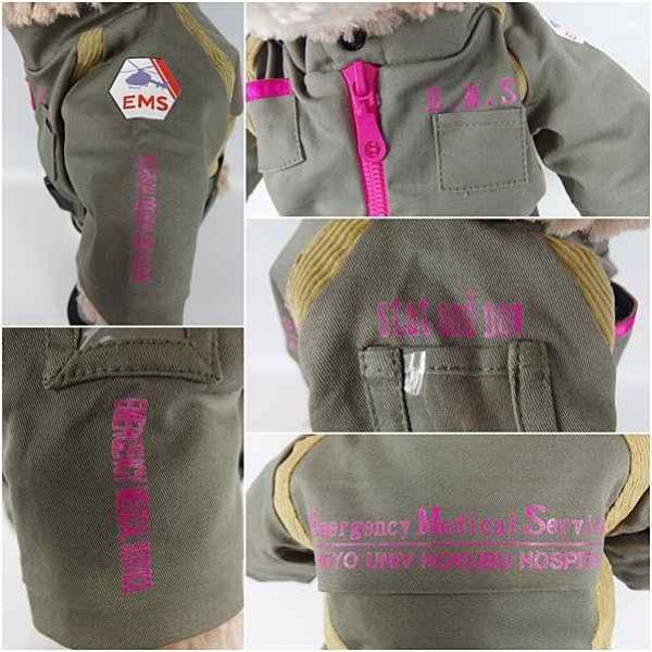 画像4: 【予約受付中】 ダッフィー 衣装 Sサイズ (身長43cm) 山P コードブルー 風 コスチューム 服 yp19 (4)