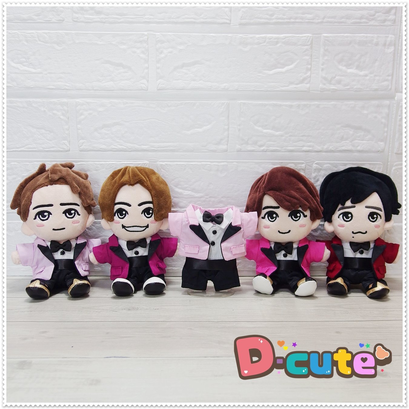 嵐 ちびぬい コスチューム 衣装 5〇20 スーツ 風 衣装 赤担当 a513 - d