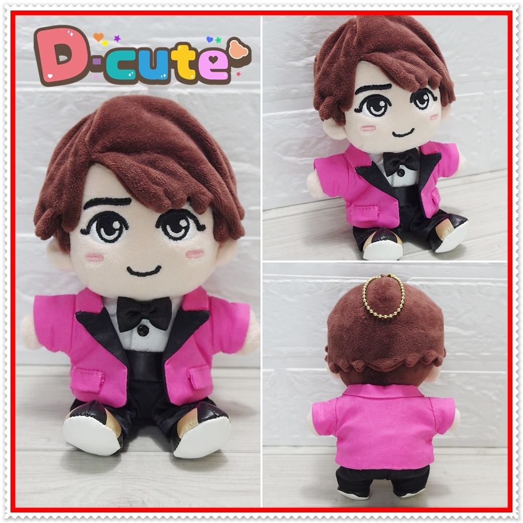 嵐 ちびぬい コスチューム 衣装 5〇20 スーツ 風 衣装 赤担当 a513 - d