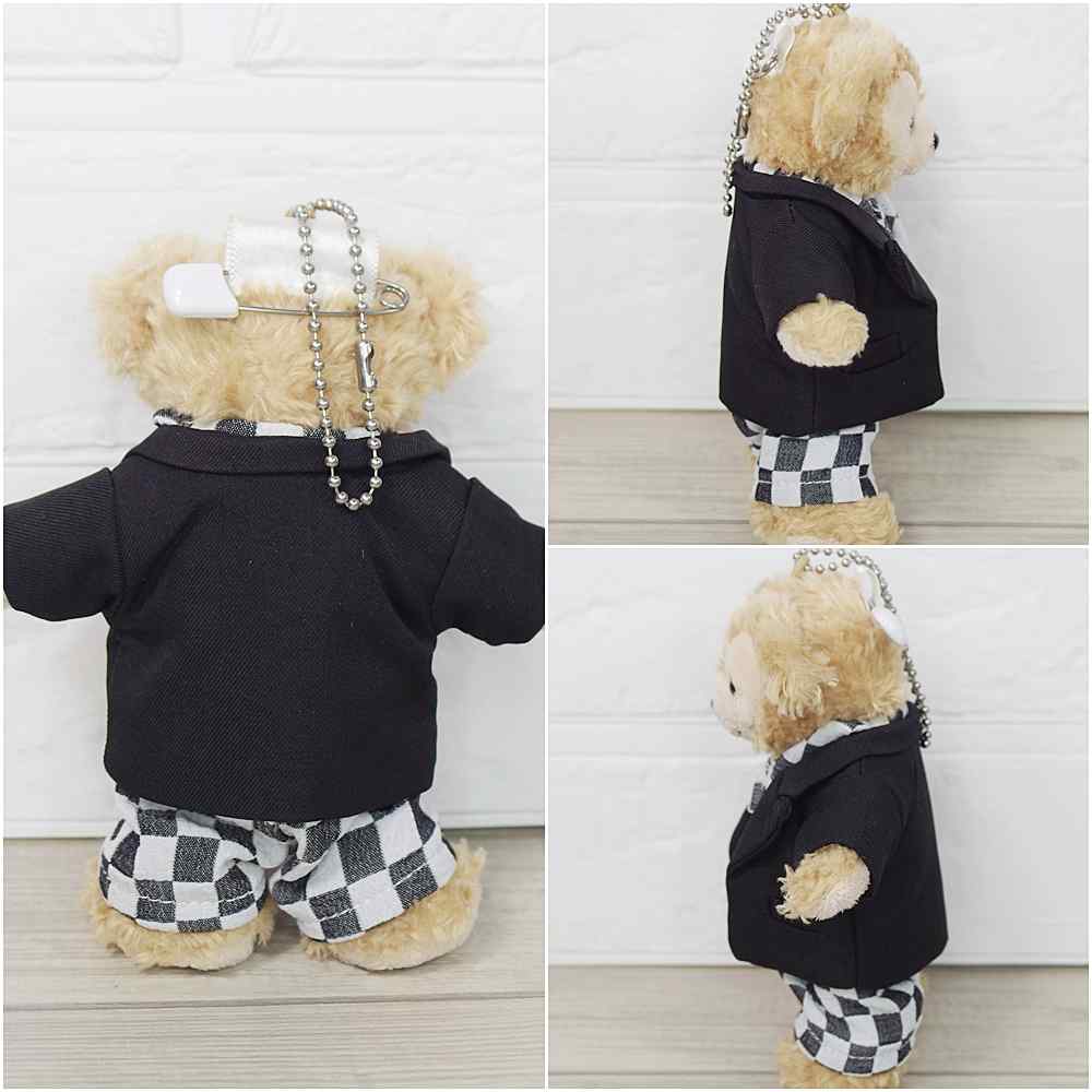 ダッフィー 衣装 ぬいばサイズ (身長14cm) Number 風 チェック